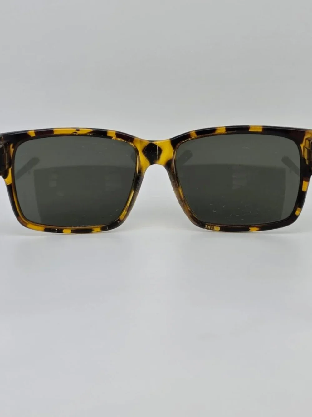 Madson of America Classico Tortoise Black Frame Polarized Grey Lens Sunglasses